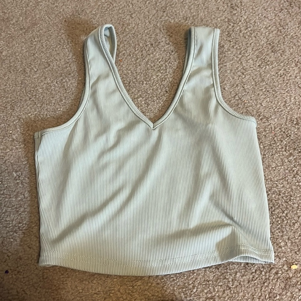 Green tank top